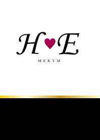 LOVE INITIAL-H&E イニシャル 8