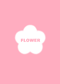 SIMPLE FLOWER / PINK&WHITE