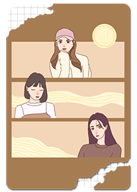 Portrait Girls : Beige Brown