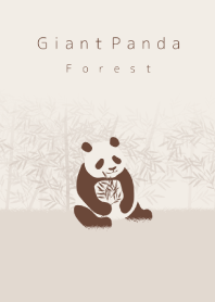 Giant Panda Forest - Sepia -