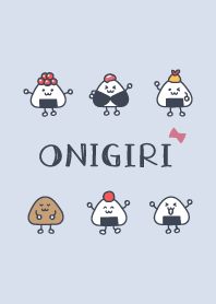 rice ball Ribbon'Blue'