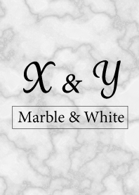 X&Y-Marble&White-Initial