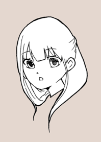 白い女の子