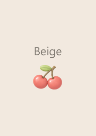Puffy Cherry 3 | Beige