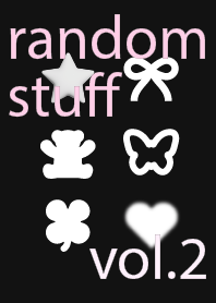 random stuff vol.2 (black version)