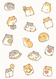Cute fat hamster.13