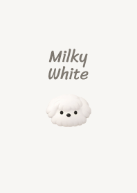 Korean Style Dog 6 Milky White