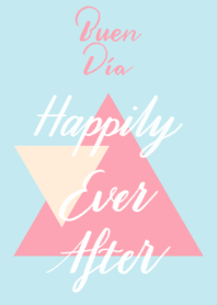 [Lettering] Happily Ever After-Aqua