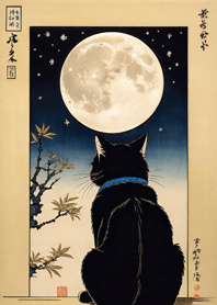 月の下の猫 62Af58