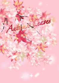 Autumn leaves (pink)