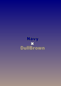 Navy×DullBrown.TKC
