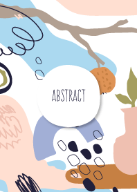 Abstract Hand Drawn Shape (White)