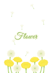 Flower 009 (dandelion-Yellow Green)
