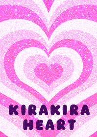 Y2K heart [pink glitter]