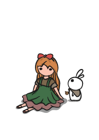 dazed Alice and passersby