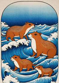 Ukiyo-e - Capybara b7f11E