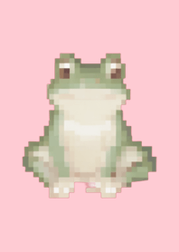 カエルのドット絵のきせかえ Pink 03