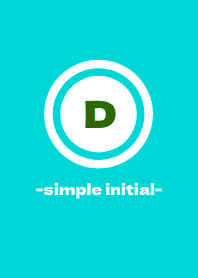 シンプル　イニシャル　-D- 88