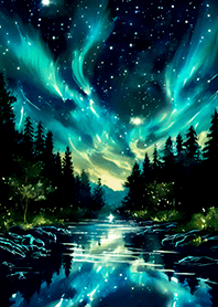 Beautiful starry night view#1358