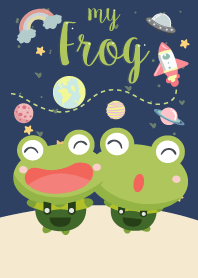 My Frog.(Blue Galaxy Ver.)