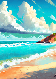 Beautiful real scenery(Summer-470)