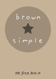SIMPLE58 FR13 beige4 brown2-5