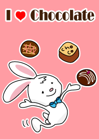 Bunny's ribbon and Chocolate
