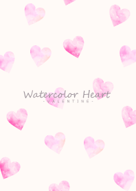 Watercolor Heart -LOVE VALENTINE- 6