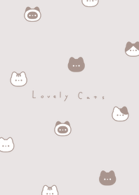 貓臉 : light beige