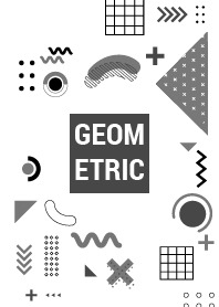 Material Geometric White