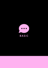 Basic// Black&Candy Pink 04
