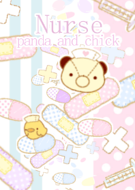 Nurse panda and nurse chick