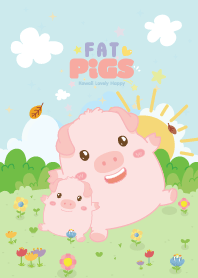 หมูอ้วน สวนดอกไม้ เฟรนด์ลี่