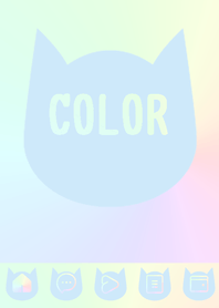 blue color rainbow  N20