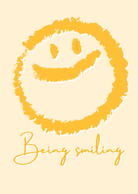 Being smilingOR