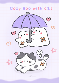 Cozy Boo with cat :)