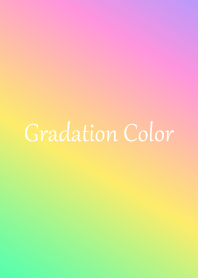 Gradation Color *Green & Yellow & Pink2*