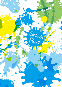 Splash paint soda color