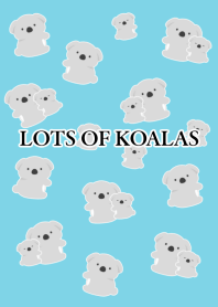 LOTS OF KOALAS/MINT GREEN