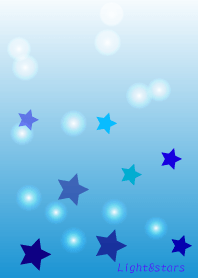 Skyblue gradation & stars
