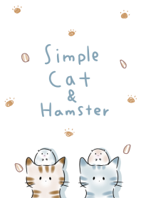 단순 고양이 햄스터