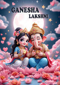 พระพิฆเนศ:พระแม่ลักษมี,มั่งมี,รวย