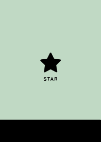 Simple Lucky Star/ Black&Dull Blue Green