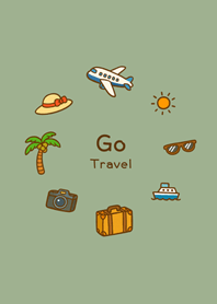 我們一起去旅遊！(霧灰綠)