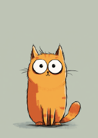 Wide-Eyed Tabby Portrait Theme