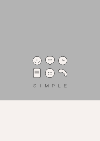 SIMPLE(beige gray)V.353b