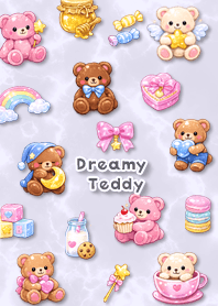 Dreamy Teddy Bear (Lavender)