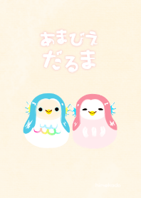 daruma14 (Amabie, good luck, covid)