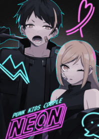 punk kids couple -NEON-