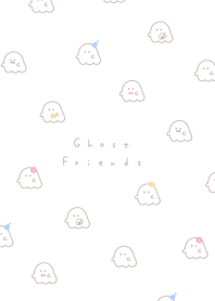 Ghost Friend Pattern(line)/WH pastel
